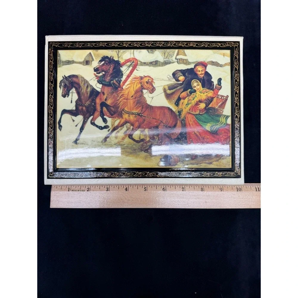 Vintage Christmas Sleigh Photo Album Horses Sleigh Bells 196 Photos Granny Core
